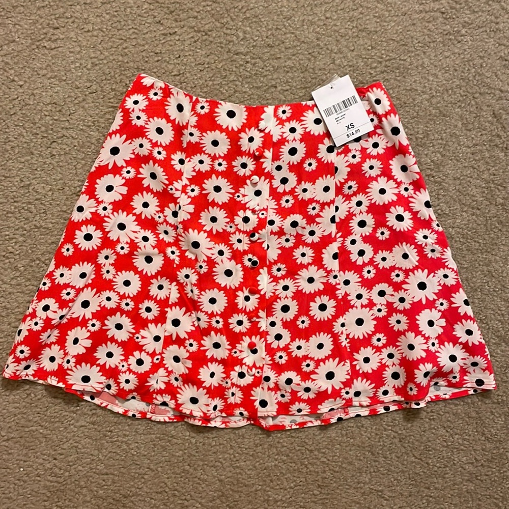 Forever 21 Flower Skirt